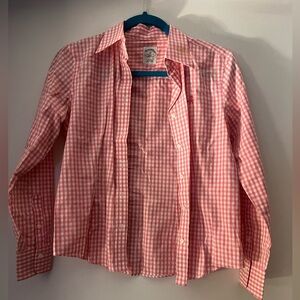 Brooks Brothers Pink Checkered Shirt